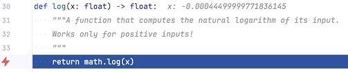 debug break